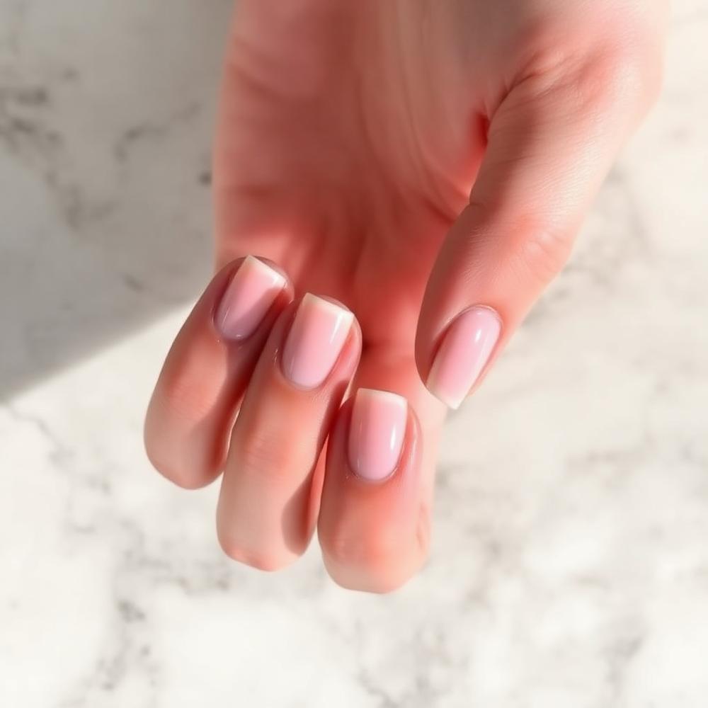 Before: natural unpolished nails
